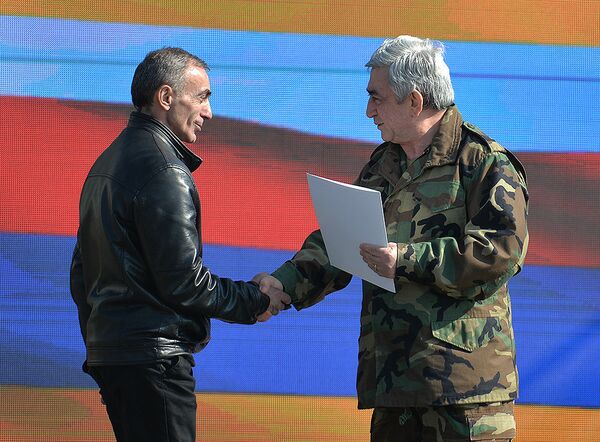 РАБОЧИЙ ВИЗИТ ПРЕЗИДЕНТА СЕРЖА САРГСЯНА В АРЦАХ РАБОЧИЙ ВИЗИТ ПРЕЗИДЕНТА СЕРЖА САРГСЯНА В АРЦАХ - Sputnik Արմենիա