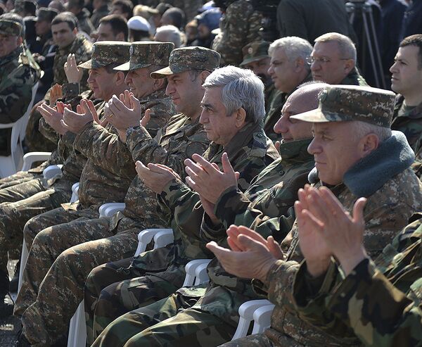 РАБОЧИЙ ВИЗИТ ПРЕЗИДЕНТА СЕРЖА САРГСЯНА В АРЦАХ РАБОЧИЙ ВИЗИТ ПРЕЗИДЕНТА СЕРЖА САРГСЯНА В АРЦАХ - Sputnik Արմենիա