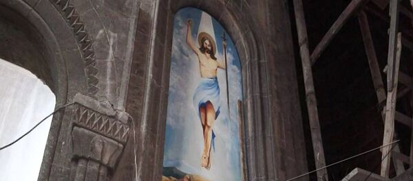 Церковь Аменапркич, но не на юге Армении, а в Гюмри (север). Архивное фото. - Sputnik Армения