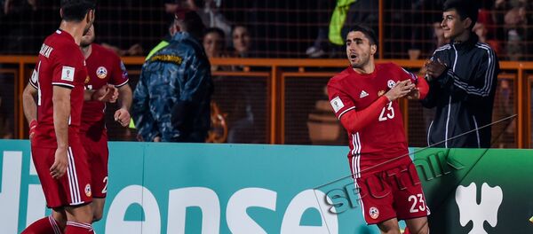 Араз Озбилис. Матч между сборными Армении и Казахстана Араз Озбилис. Матч между сборными Армении и Казахстана - Sputnik Армения