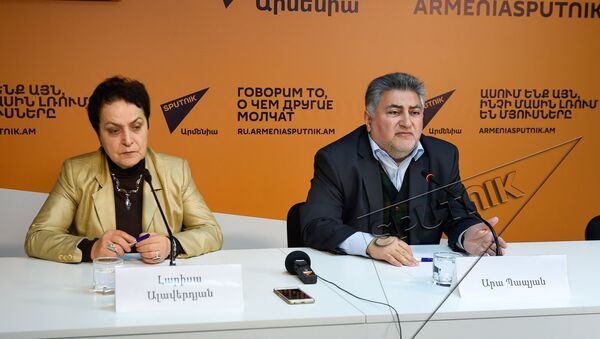 Лариса Алавердян, Ара Папян - Sputnik Армения