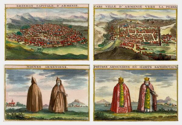 Отдельные эпизоды страницы из Исторического атласа Анри Шателена относительно Армении и Грузии Отдельные эпизоды страницы из Исторического атласа Анри Шателена относительно Армении и Грузии - Sputnik Армения