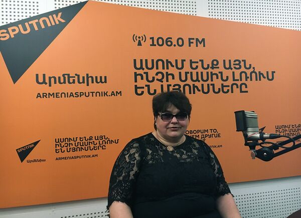 Татьяна Полоскова в гостях у радио Sputnik Армения Татьяна Полоскова в гостях у радио Sputnik Армения - Sputnik Армения