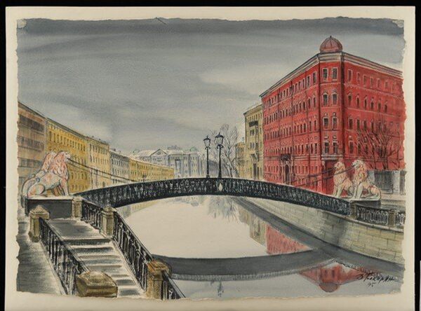 Картина Цовинара Бекарян Канал Грибоедова - Sputnik Армения