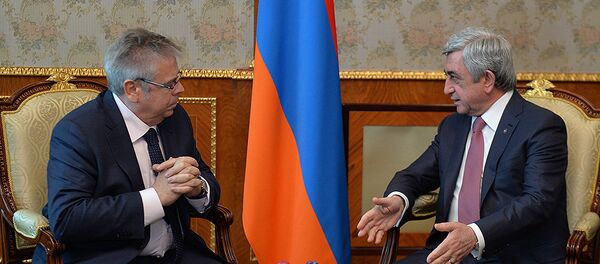 Президент встретилься с наблюдателими - Sputnik Армения
