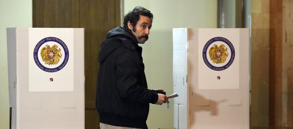 Кандидат на должность мэра Еревана Айк Марутян. - Sputnik Армения