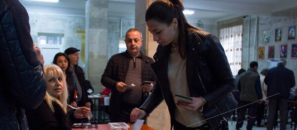 Выборы в НС РА. Голосование - Sputnik Армения