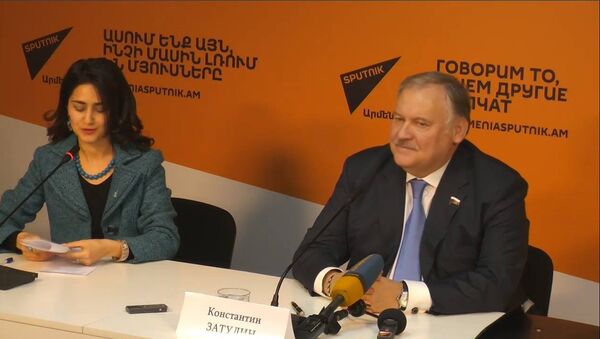 Конференция Константина Затулина состоялась в пресс-центре Sputnik Армения - Sputnik Армения