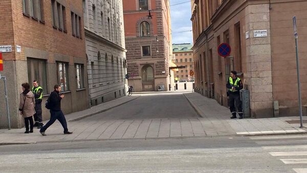 Выстрелы на одной из центральной улиц Стокгольма, Швеция - Sputnik Արմենիա