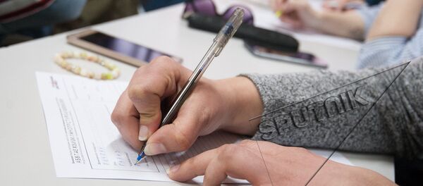 Международная образовательная акция «Тотальный диктант» в Ереване Международная образовательная акция «Тотальный диктант» в Ереване - Sputnik Արմենիա