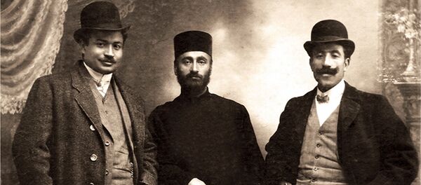 Спиридон Меликян, Комитас и Арменак Шахмурадян - Sputnik Армения