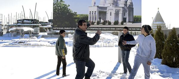 Самый большой езидский храм в мире, Армения - Sputnik Армения