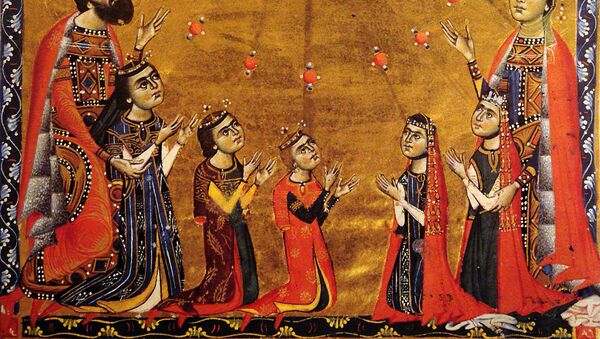 Евангелие Королевы Керан. Царская семья Киликии - Sputnik Արմենիա