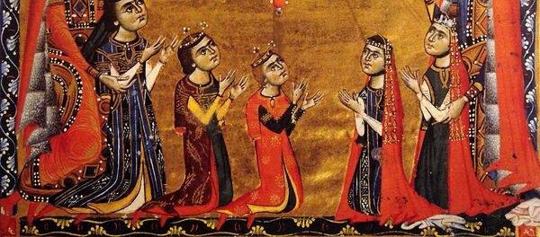 Евангелие Королевы Керан. Царская семья Киликии Евангелие Королевы Керан. Царская семья Киликии - Sputnik Արմենիա