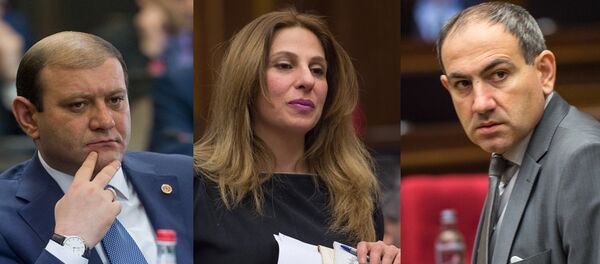 Тарон Маргарян Заруи Постанджян Никол Пашинян - Sputnik Армения