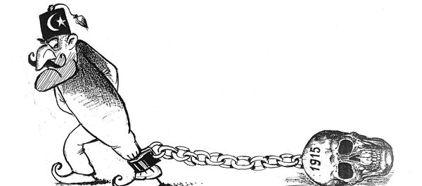 Карикатура. Тяжелое бремя Турции - Sputnik Армения