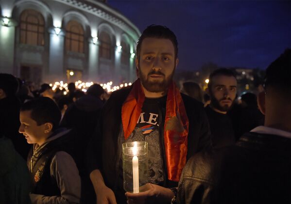 Факельное шествие в Ереване. 2017г. - Sputnik Армения