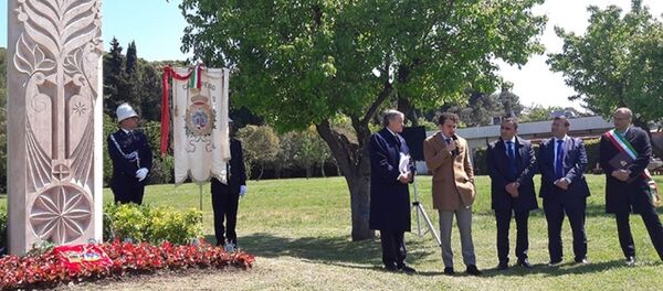 Армянский хачкар установлен в итальянском Пезаро - Sputnik Армения