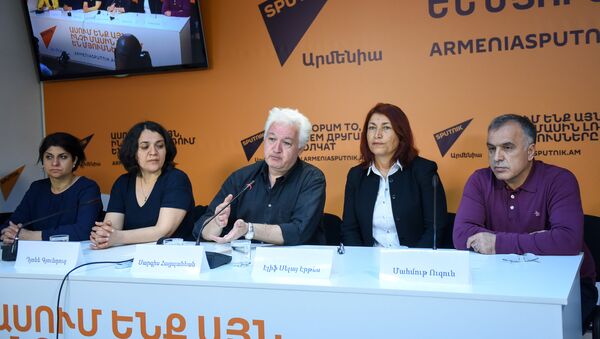 Пресс-конференция делегации граждан Турции, посвященная Геноциду армян - Sputnik Արմենիա