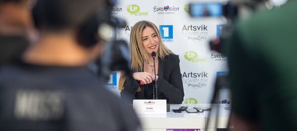 П/к участницы Армении в Евровидении 2017 Арцвик Арутюнян П/к участницы Армении в Евровидении 2017 Арцвик Арутюнян - Sputnik Армения