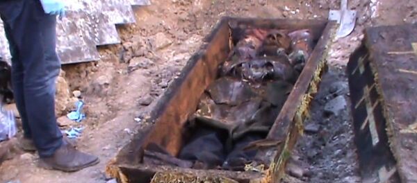 СПУТНИК_Гроб с останками офицера русской императорской армии нашли в Турции СПУТНИК_Гроб с останками офицера русской императорской армии нашли в Турции - Sputnik Армения