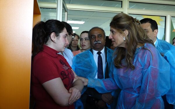 Принцесса Иордании Майред посетила детей, страдающих онкологическими заболеваниями - Sputnik Армения