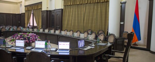 Зал заседания Правительства РА Зал заседания Правительства РА - Sputnik Армения