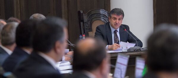 Карен Карапетян. Заседание Правительства РА Карен Карапетян. Заседание Правительства РА - Sputnik Արմենիա
