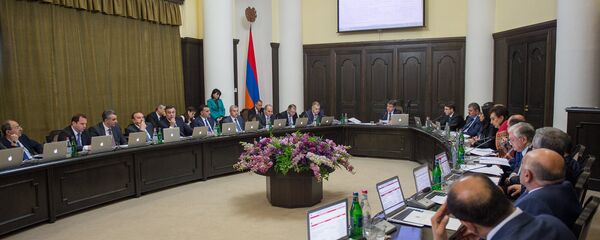 Зал заседания Правительства РА Зал заседания Правительства РА - Sputnik Արմենիա