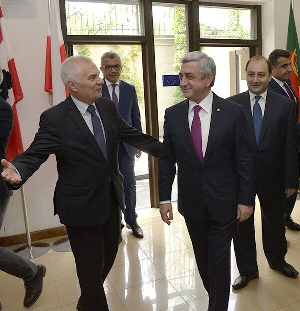 Петр Свитальский и Серж Саргсян - Sputnik Армения