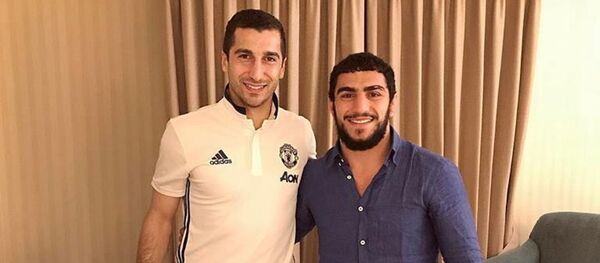 Мигран Арутюнян поблагодарил Генриха Мхитаряна за теплую встречу - Sputnik Армения