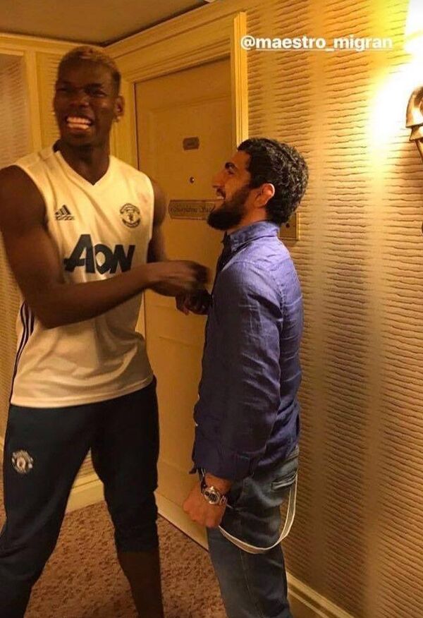 Мигран Арутюнян и Пол Погба Мигран Арутюнян и Пол Погба - Sputnik Արմենիա