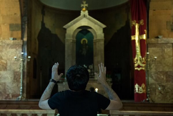 «Հաղթանակի աղոթք» Սուրբ Սարգիս եկեղեցում - Sputnik Արմենիա