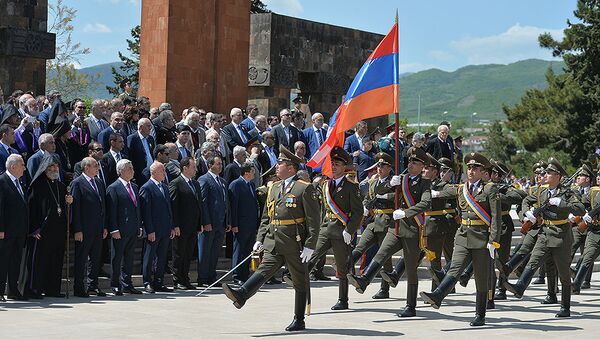 Президент РА Серж Саргсян принял участие в праздничных мероприятиях - Sputnik Արմենիա