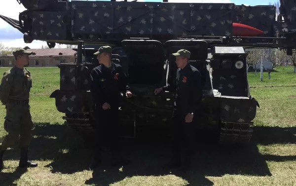 Показ военной техники на территории российской военной базы в Гюмри - Sputnik Армения