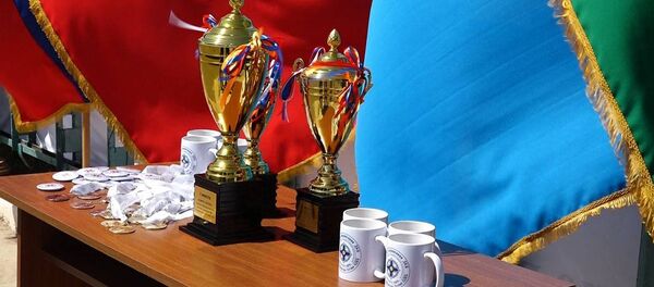 Արտաշատի սահմանապահ ջոկատում անցկացվեց «Խաղաղությամբ ու բարեկամաբար» ռազմահայրենասիրական խաղը Արտաշատի սահմանապահ ջոկատում անցկացվեց «Խաղաղությամբ ու բարեկամաբար» ռազմահայրենասիրական խաղը - Sputnik Արմենիա