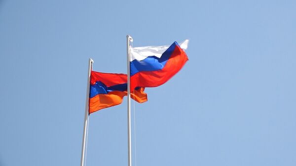 Հայաստանի և Ռուսաստանի դրոշները - Sputnik Արմենիա