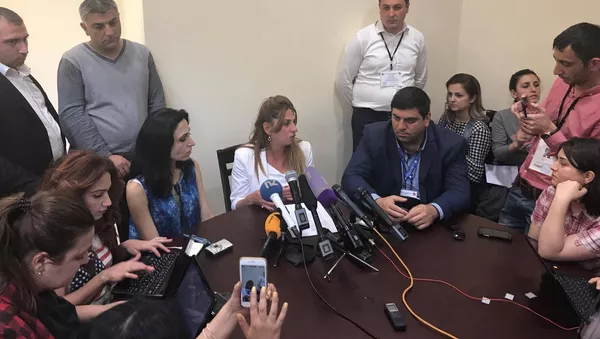Пресс-конференция Заруи Постанджан - Sputnik Армения