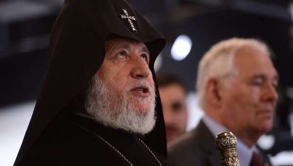 Верховный патриарх и Католикос всех армян Гарегин II прибыл в Москву - Sputnik Армения