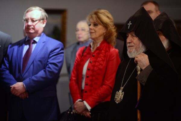 Верховный патриарх и Католикос всех армян Гарегин II прибыл в Москву - Sputnik Армения