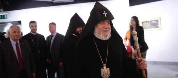 Верховный патриарх и Католикос всех армян Гарегин II прибыл в Москву - Sputnik Армения