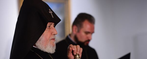 Верховный патриарх и Католикос всех армян Гарегин II прибыл в Москву - Sputnik Արմենիա