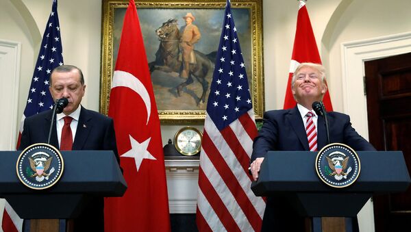 Встреча президентов Турции и США Тайипа Эрдогана и Дональда Трампа в Белом доме - Sputnik Արմենիա
