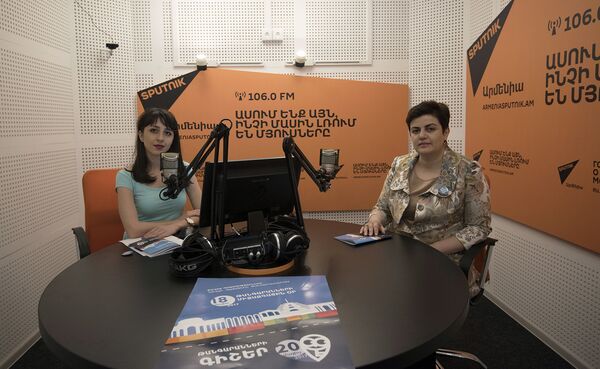 Арев Самуелян в гостях у радио Sputnik Армения - Sputnik Армения