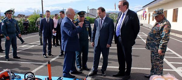 Новый спасательный инвентарь для Aрмяно-российского центра гуманитарного реагирования Новый спасательный инвентарь для Aрмяно-российского центра гуманитарного реагирования - Sputnik Արմենիա