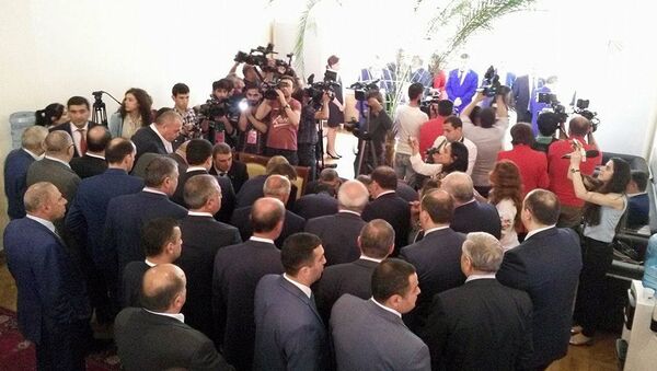 Депутаты парламента выбирают спикера - Sputnik Արմենիա