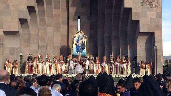 Церемония освящения Святого Мира - Sputnik Армения