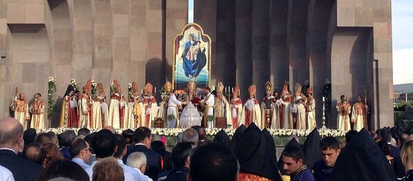 Церемония освящения Святого Мира Церемония освящения Святого Мира - Sputnik Армения