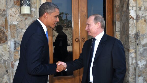 Президент РФ В.Путин встретился с президентом США Б.Обамой - Sputnik Արմենիա