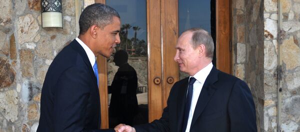 Президент РФ В.Путин встретился с президентом США Б.Обамой Президент РФ В.Путин встретился с президентом США Б.Обамой - Sputnik Армения